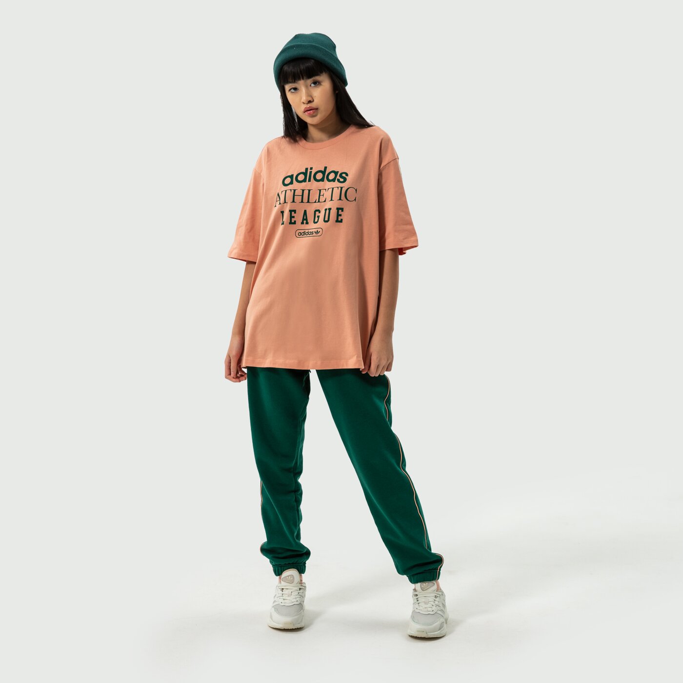 Дамска тениска ADIDAS ТЕНИСКА TEE hl0038 цвят бежов