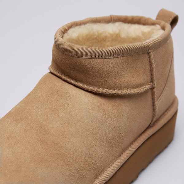 Детски кежуал UGG KIDS' CLASSIC ULTRA MINI PLATFORM 1157791k-san цвят кафяв