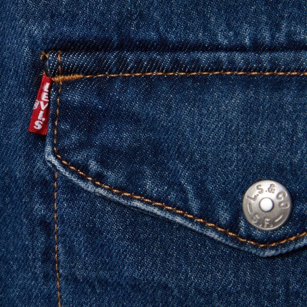 LEVI'S РИЗА WESTERN INSPIRED TRUCK DARK INDIGO - WORN IN 002wn-0000 цвят син