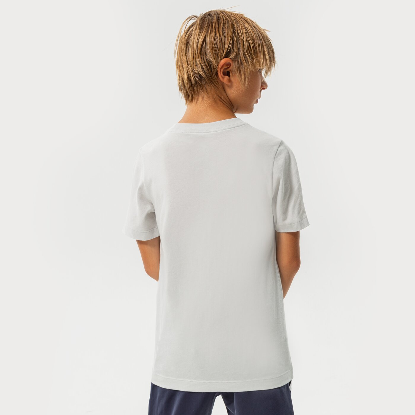 Детска тениска NIKE ТЕНИСКА B NSW TEE BOXY 1 BOY dq3854-025 цвят сив