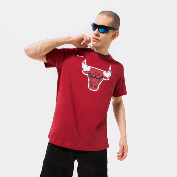 Мъжка тениска NIKE ТЕНИСКА CHI M NK ES CE WARMUP TEE NBA dv6911-698 цвят бордо