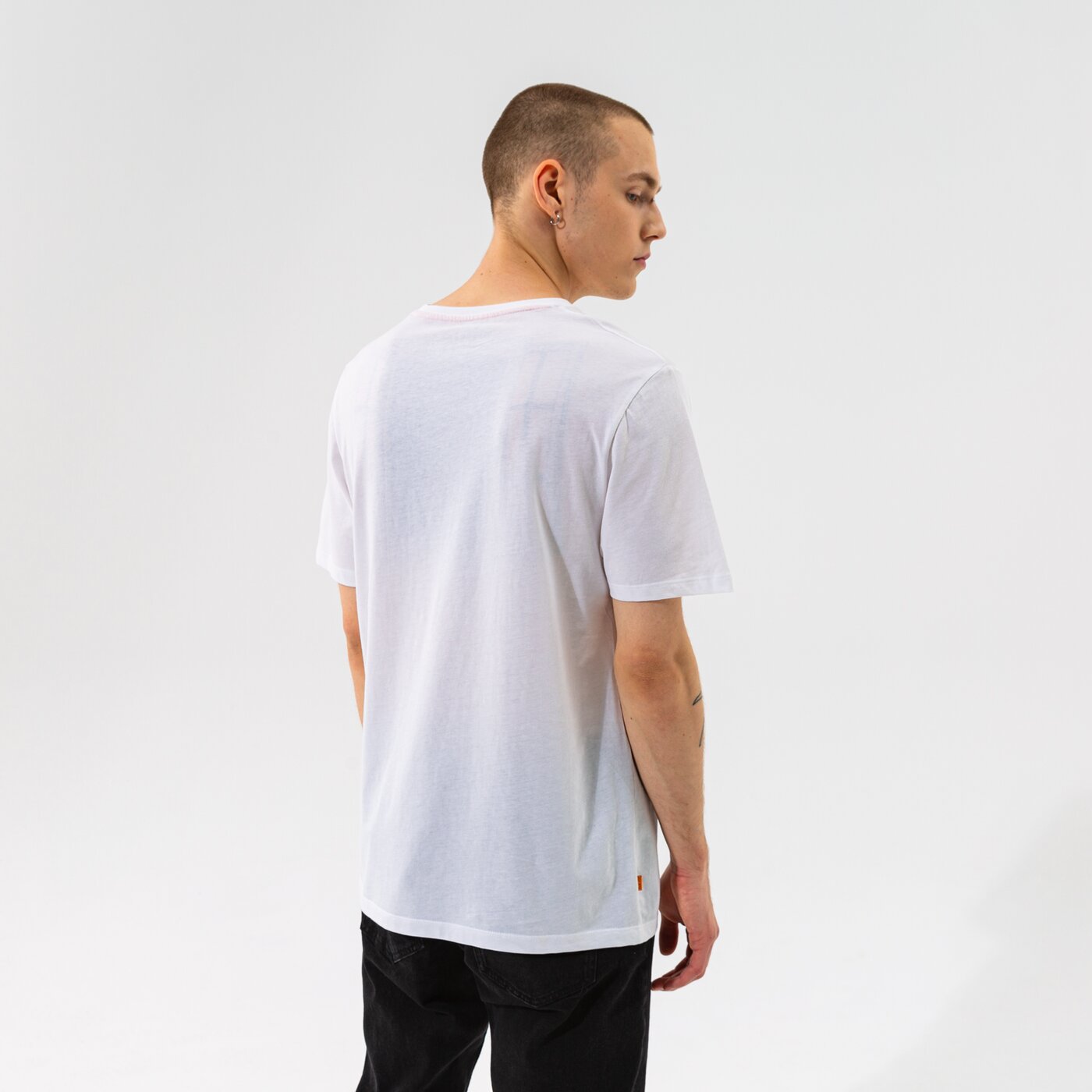 Мъжка тениска TIMBERLAND ТЕНИСКА TREE LOGO TEE WHITE tb0a5pjv1001 цвят бял