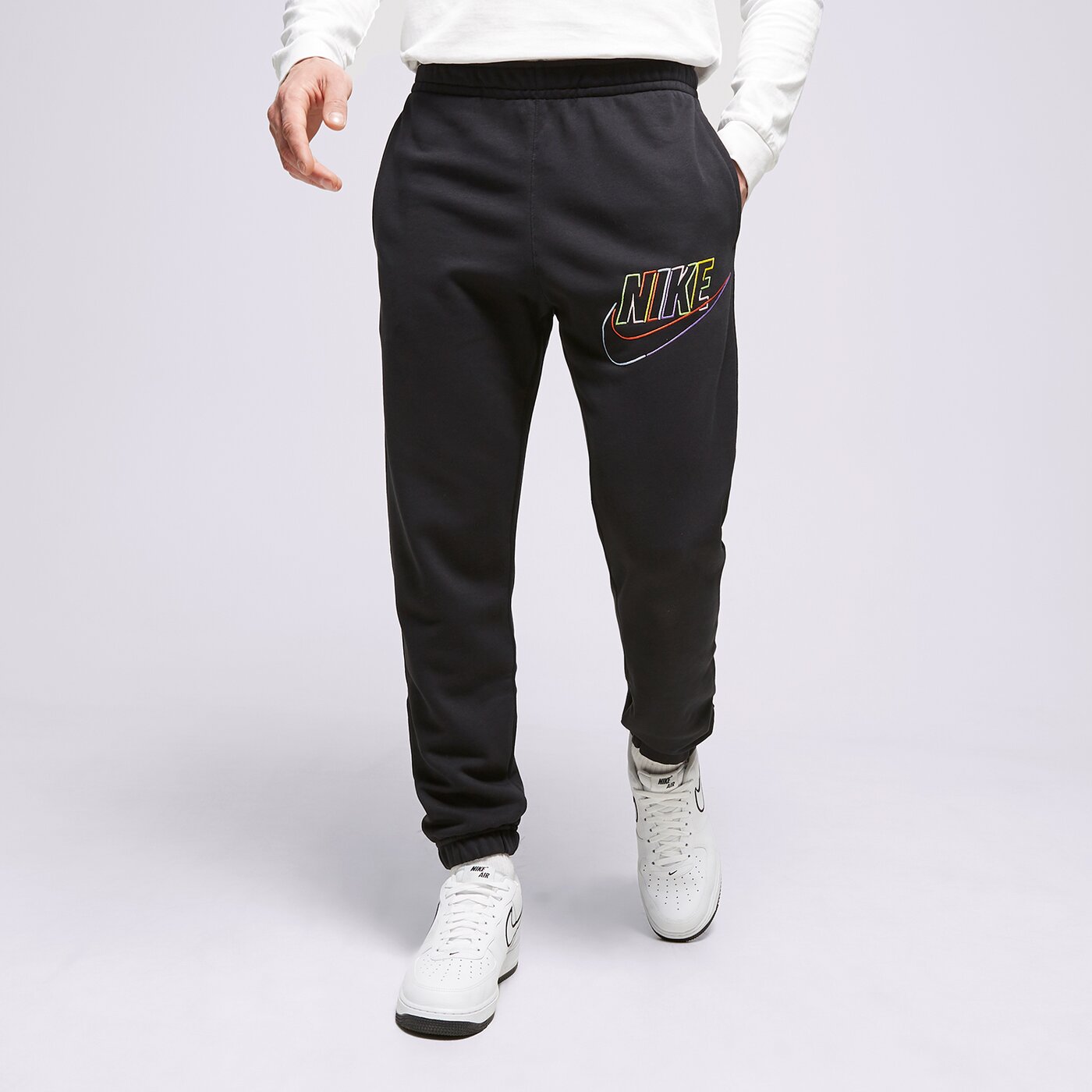 Мъжки панталони NIKE ПАНТАЛОНИ M NK CLUB+ FT CF PANT MCF dx0799-010 цвят черен