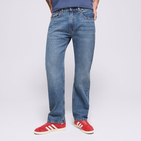 Мъжки панталони LEVI'S ПАНТАЛОНИ 555 96 RELAXED STRAIGHT MED INDIGO-WORN IN a7223-0002 цвят син