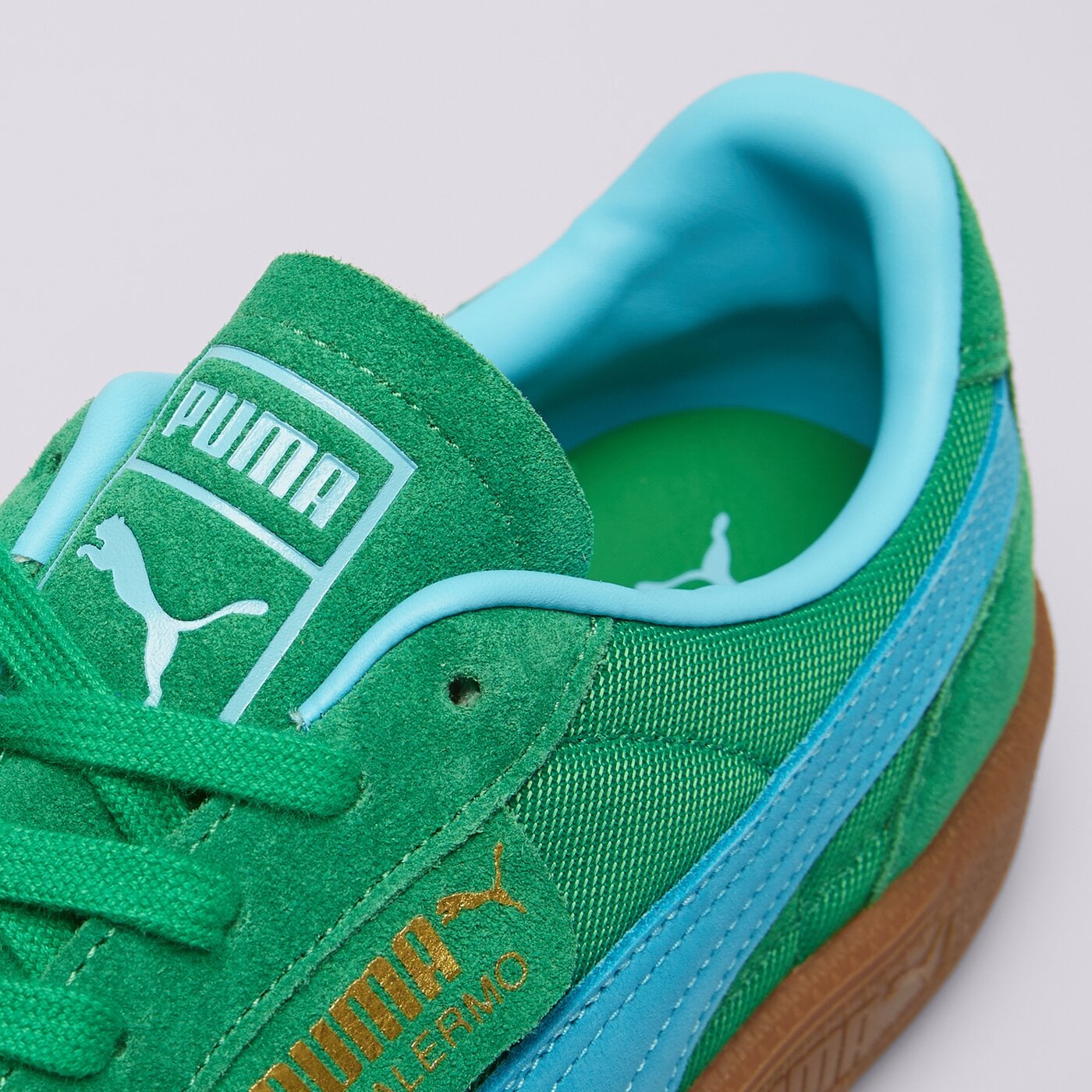 Мъжки маратонки PUMA PALERMO VINTAGE UPDATE 40136401 цвят зелен