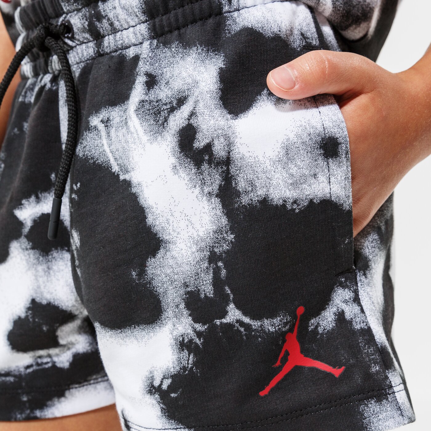  JORDAN ШОРТИ JORDAN GIRL TIE DYE FT GIRL 45a766-023 цвят черен