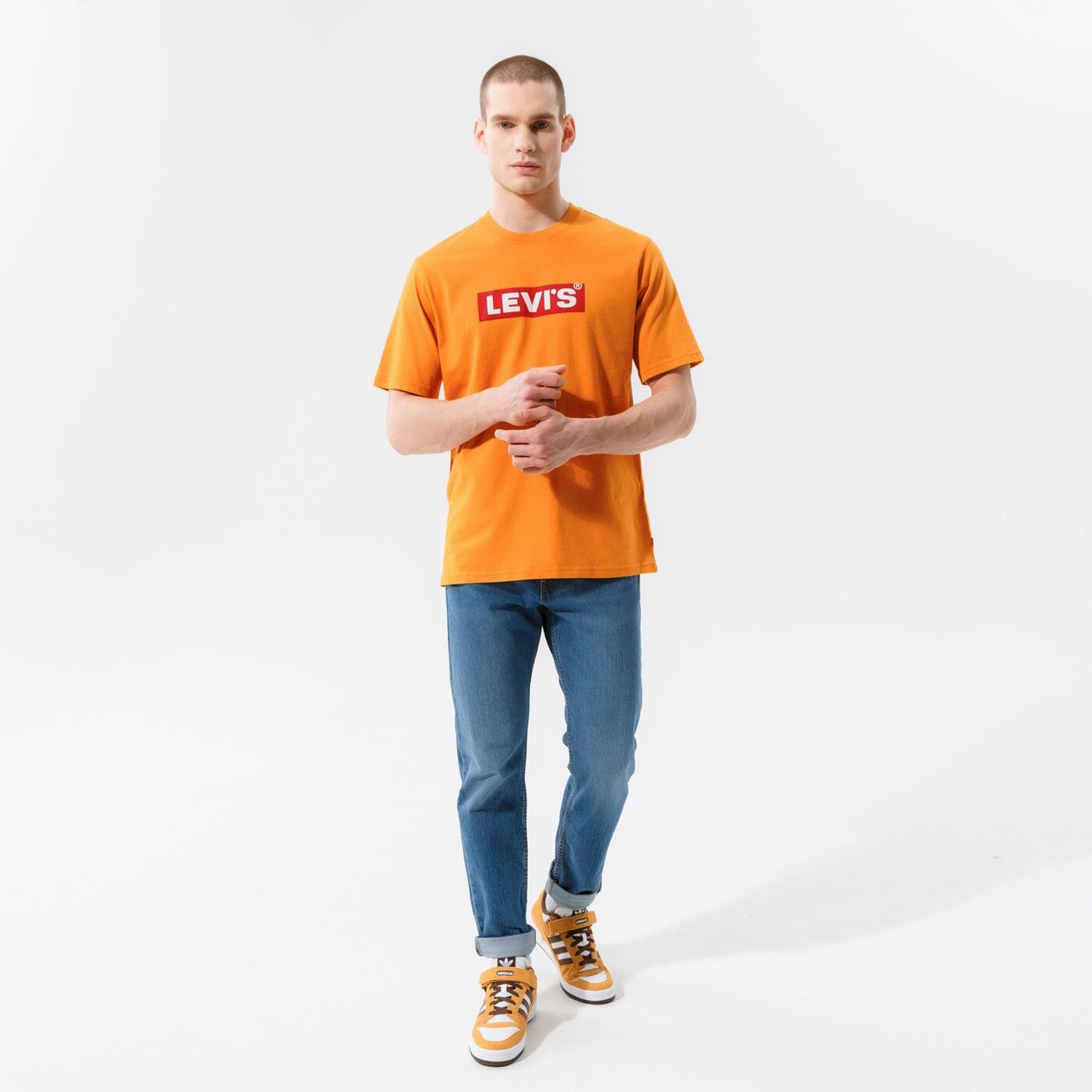 Мъжка тениска LEVI'S ТЕНИСКА SS RELAXED FIT TEE 16143-0525 цвят жълт