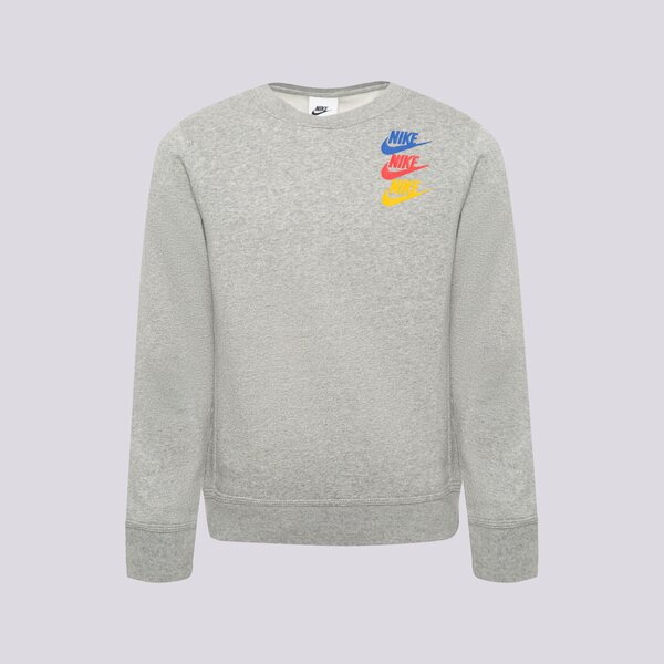 Детски суичър NIKE СУИТЧЪР B NSW SI FLC CREW BB fd1199-063 цвят сив