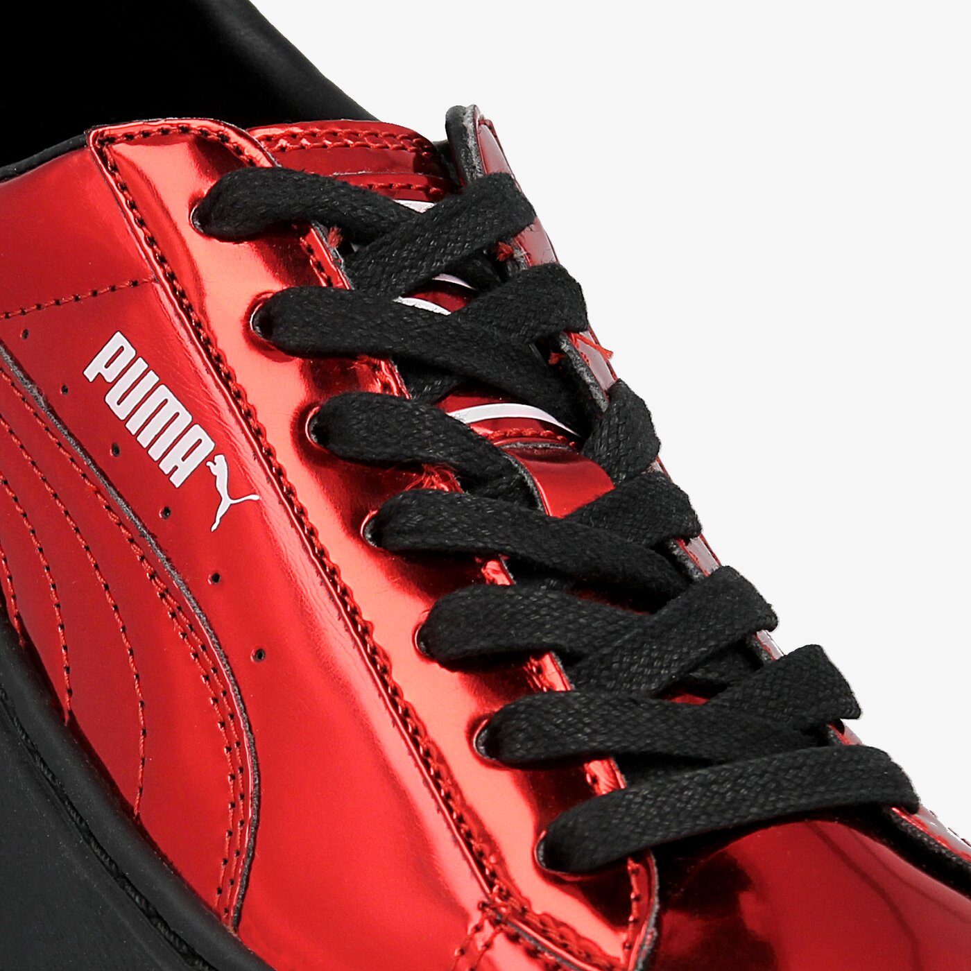 PUMA BASKET PLATFORM METALLIC HIGH 32633905 цвят червен