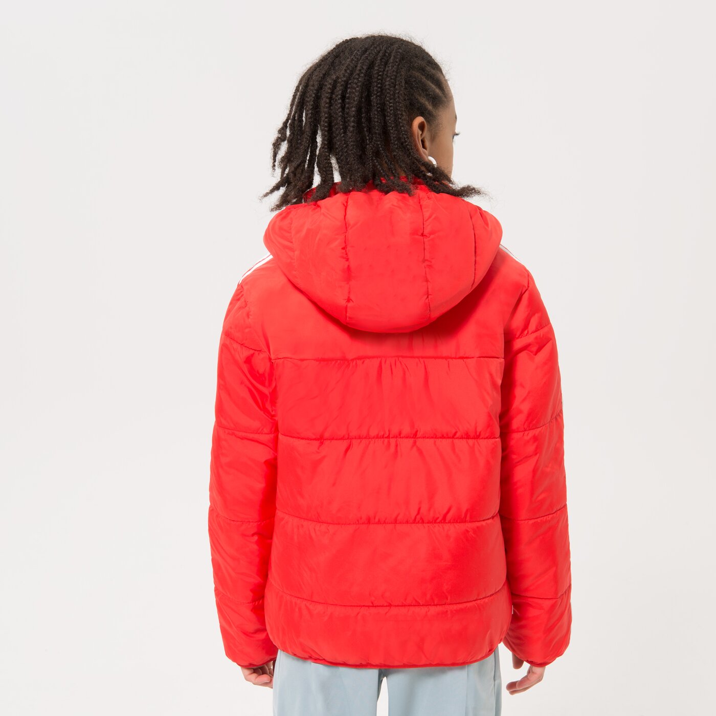 Детска преходно яке ADIDAS ЯКЕ PADDED JACKET GIRL hk0387 цвят червен