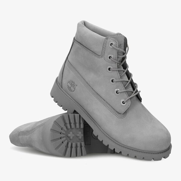 Детски зимни обувки TIMBERLAND 6 IN PREMIUM WP BOOT  tb0a172f0651 цвят сив