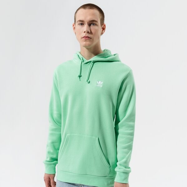 Мъжки суичър ADIDAS СУИТЧЪР С КАЧУЛКА ESSENTIAL HOODY h34648 цвят зелен