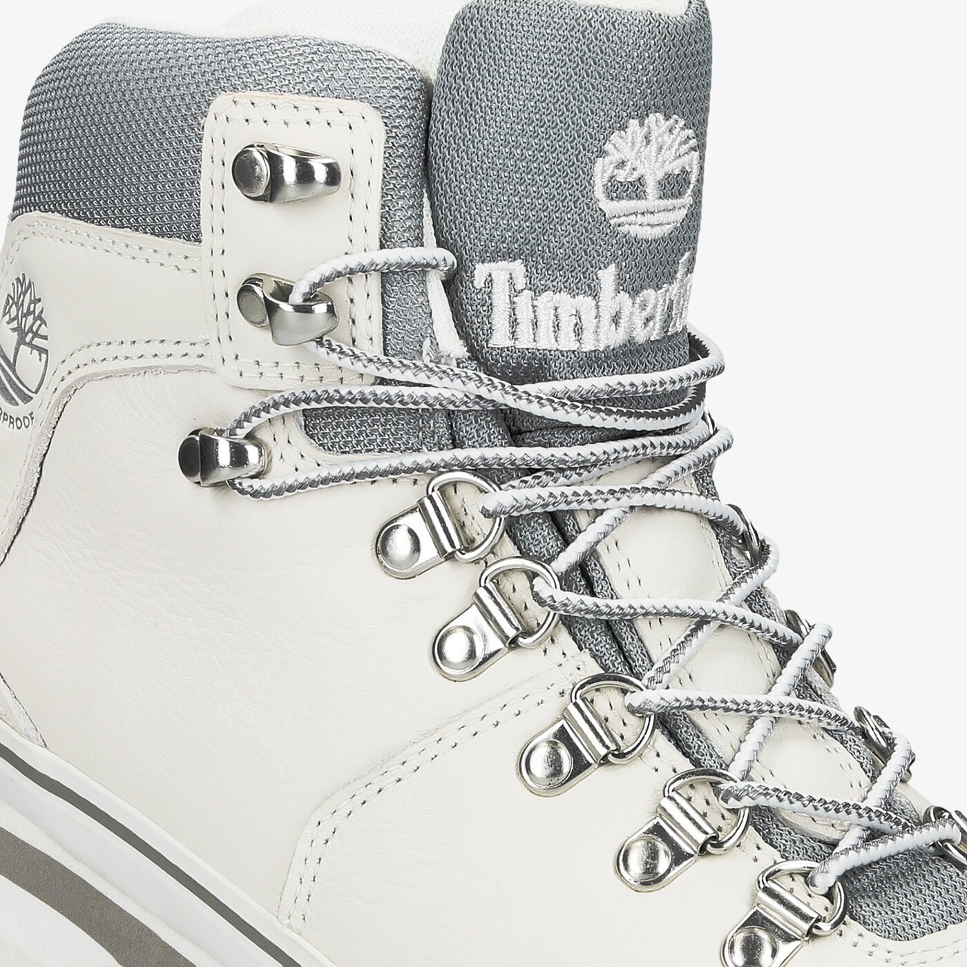 Дамски зимни обувки TIMBERLAND EURO HIKER F/L WP BOOT tb0a2engl771 цвят бял