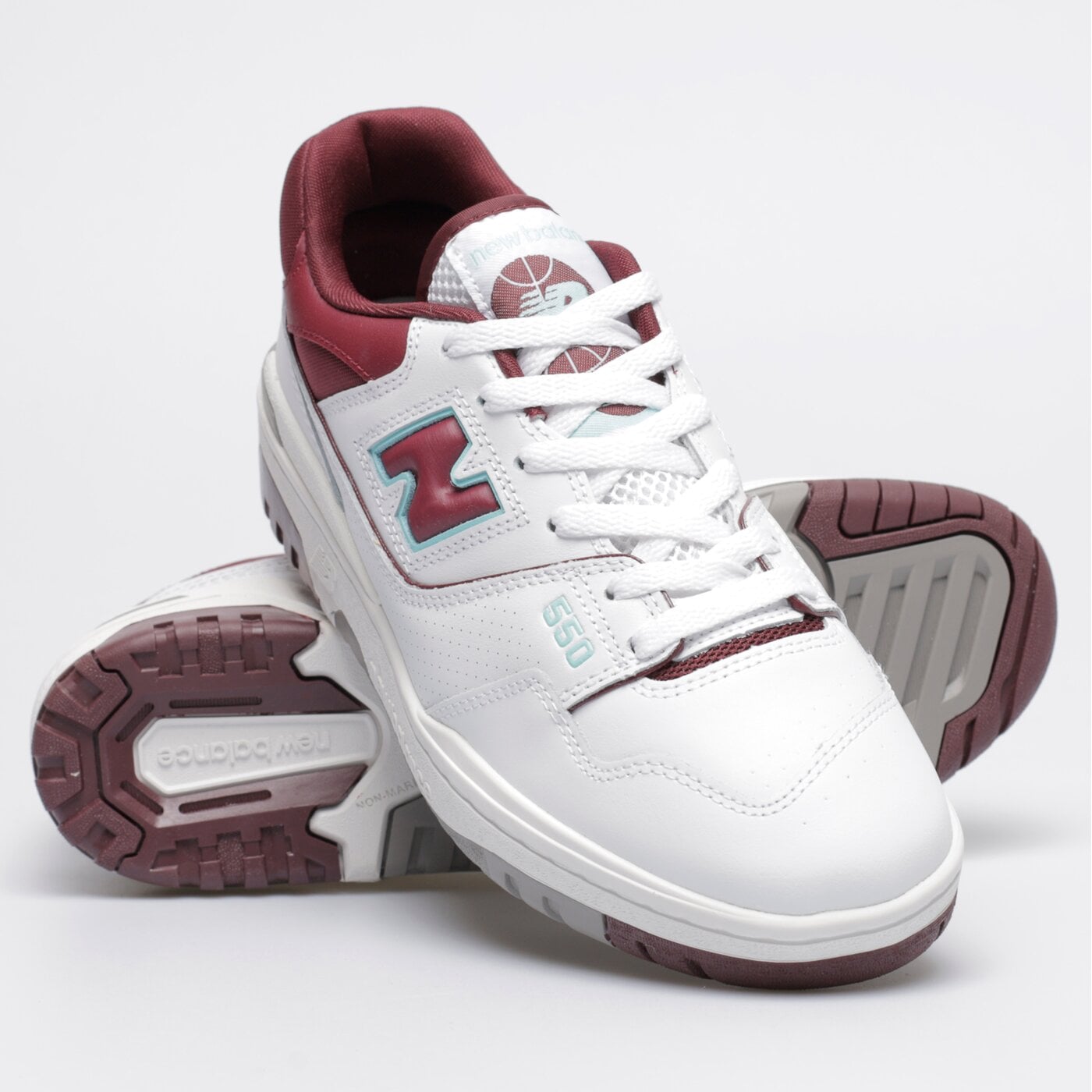 NEW BALANCE 550 BB550WBG Мъжки Цвят бял Модни Маратонки Обувки New ...