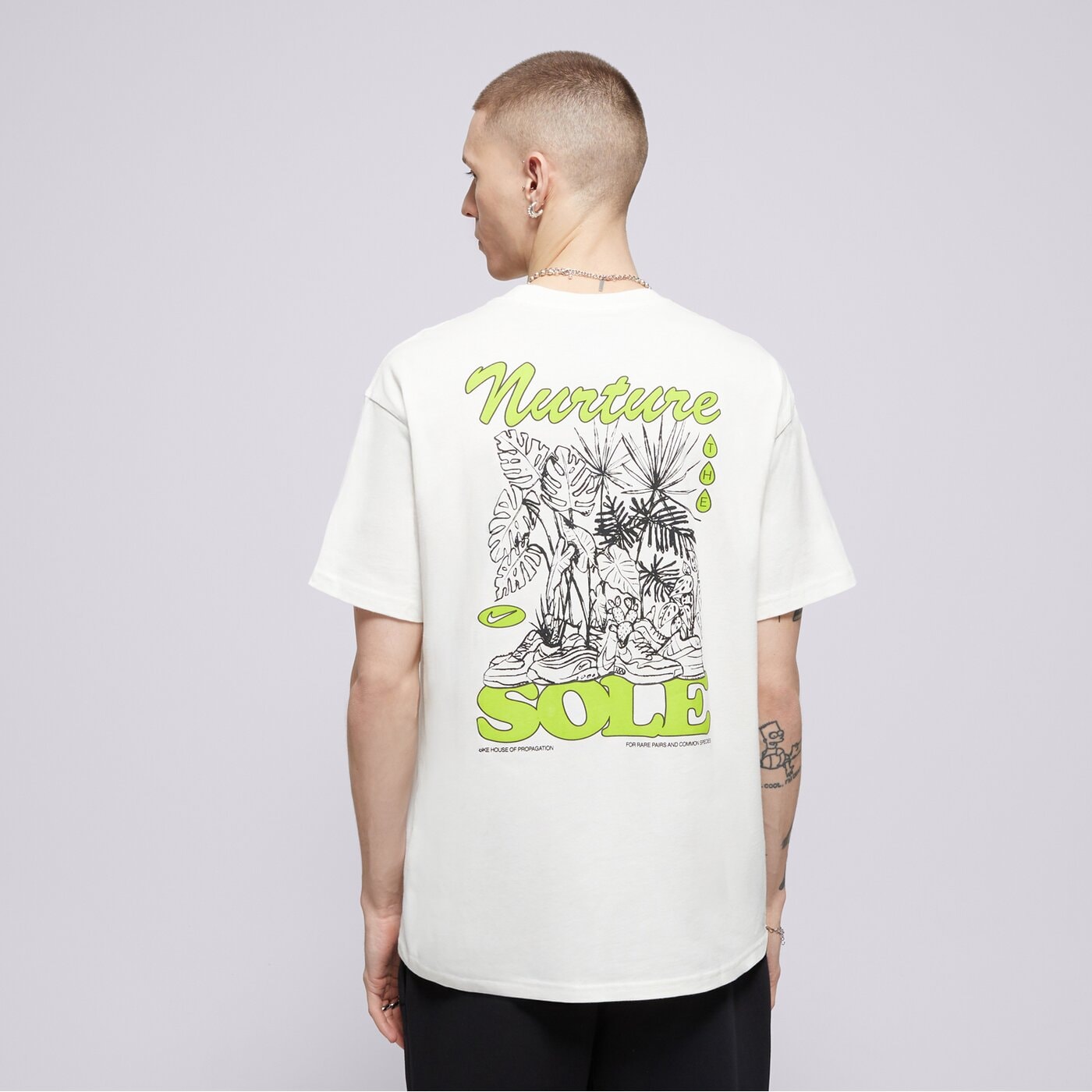 Мъжка тениска NIKE ТЕНИСКА U NSW TEE M90 OC BLOOMING hj0597-133 цвят бежов