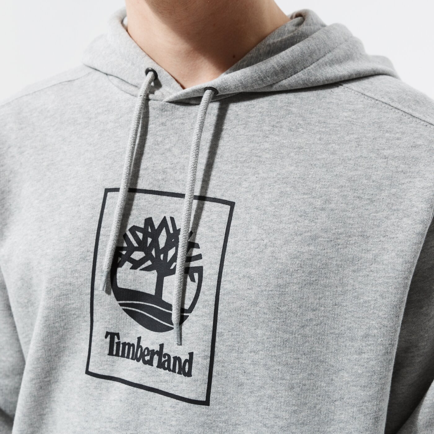 Мъжки суичър TIMBERLAND СУИТЧЪР С КАЧУЛКА TREE LOGO HOODED MEDIUM GREY HE tb0a5phm0521 цвят сив