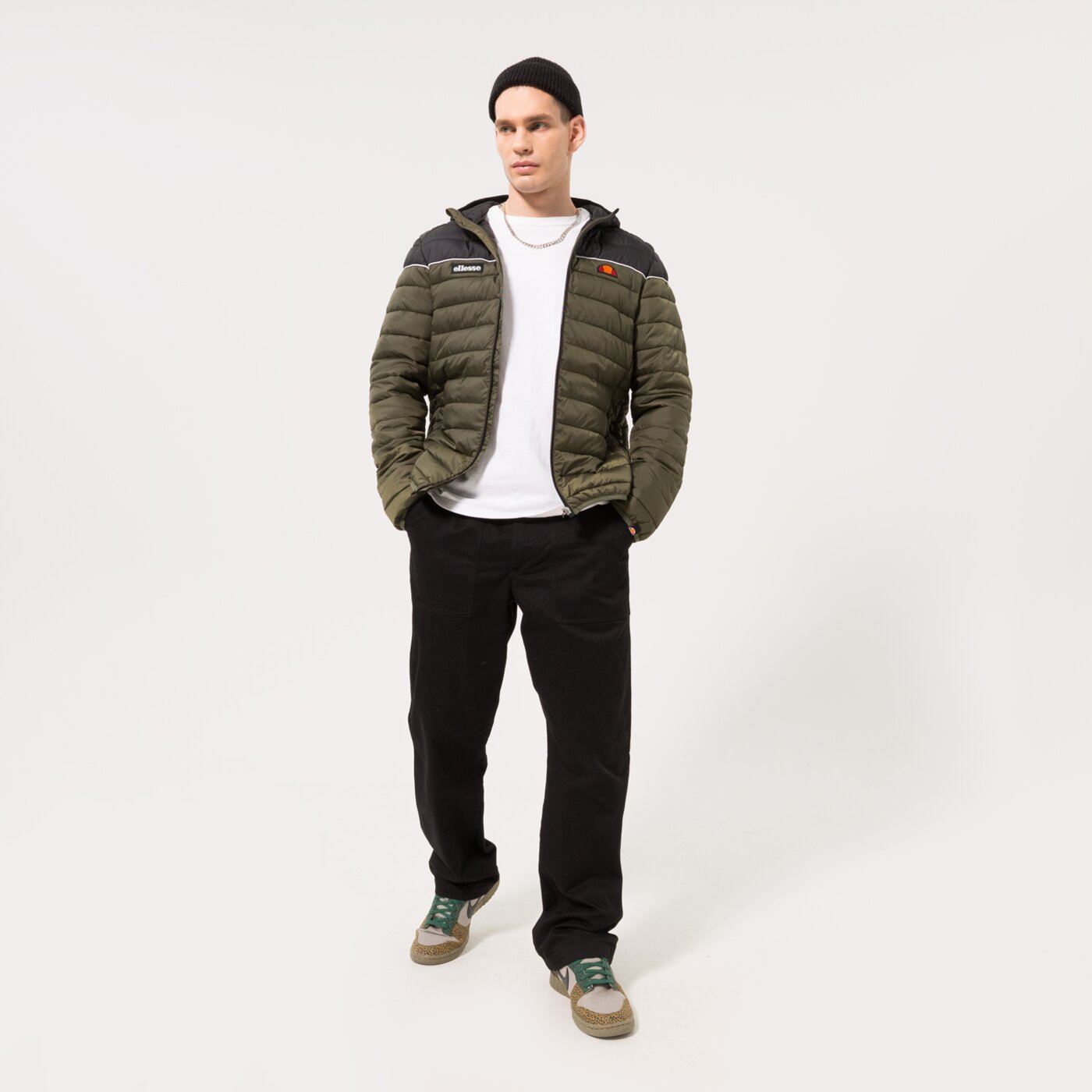 Мъжко зимно яке ELLESSE ЯКЕ ПУХЕН LOMBARDY 2 BLK/KHA PADDED JACKET shk13274043 цвят черен