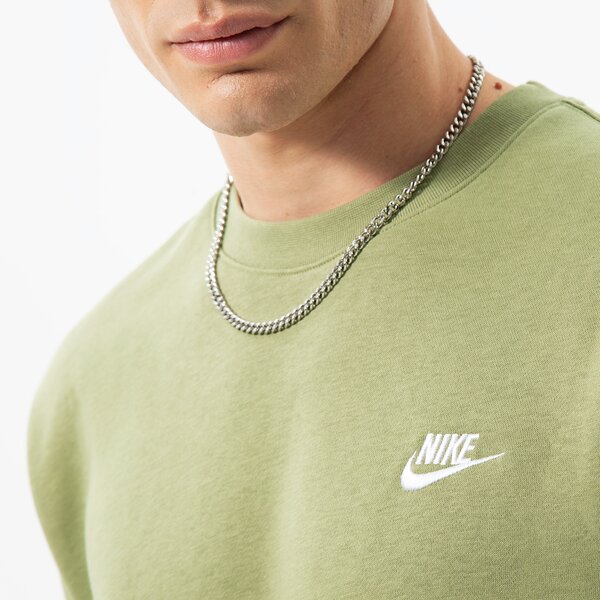 Мъжки суичър NIKE СУИТЧЪР SPORTSWEAR CLUB FLEECE bv2662-334 цвят каки