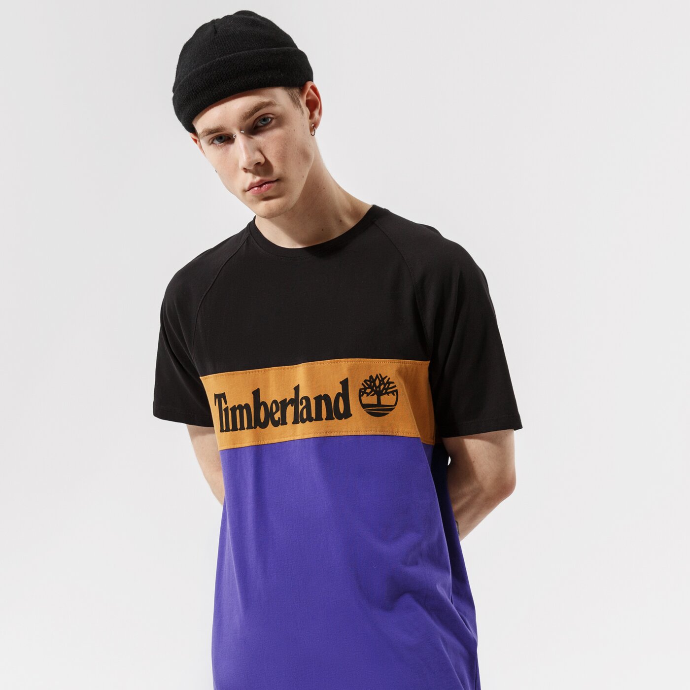Мъжка тениска TIMBERLAND ТЕНИСКА YC SS CUT & SEW TEE tb0a22k4ce11 цвят виолетов