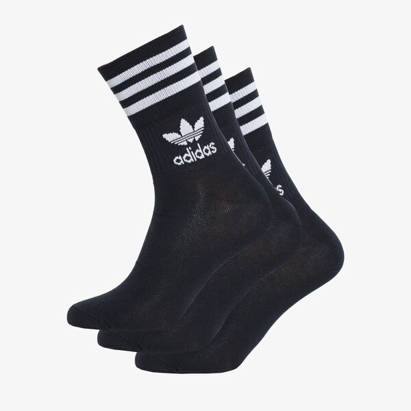 Дамски чорапи ADIDAS 3 PACK SOLID MID CREW SOCKS  gd3576 цвят черен