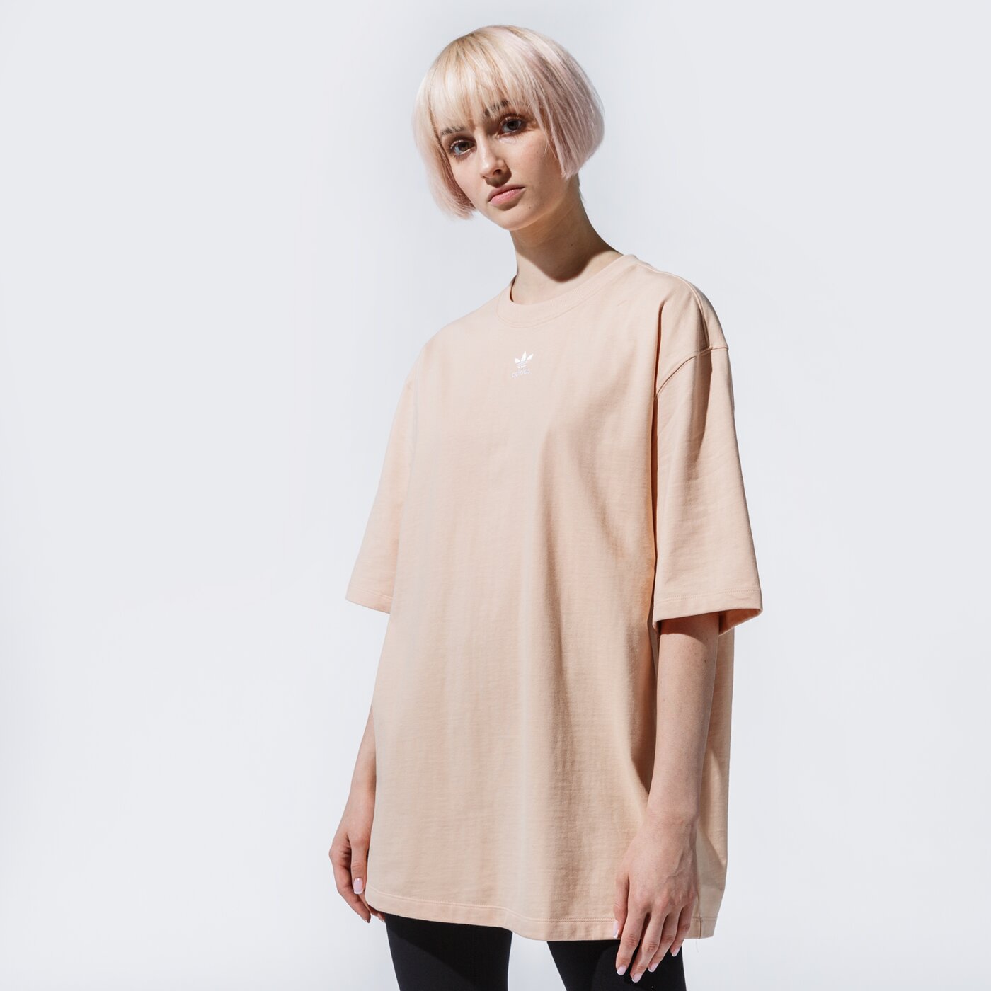 Дамска тениска ADIDAS ТЕНИСКА TEE h45579 цвят бежов