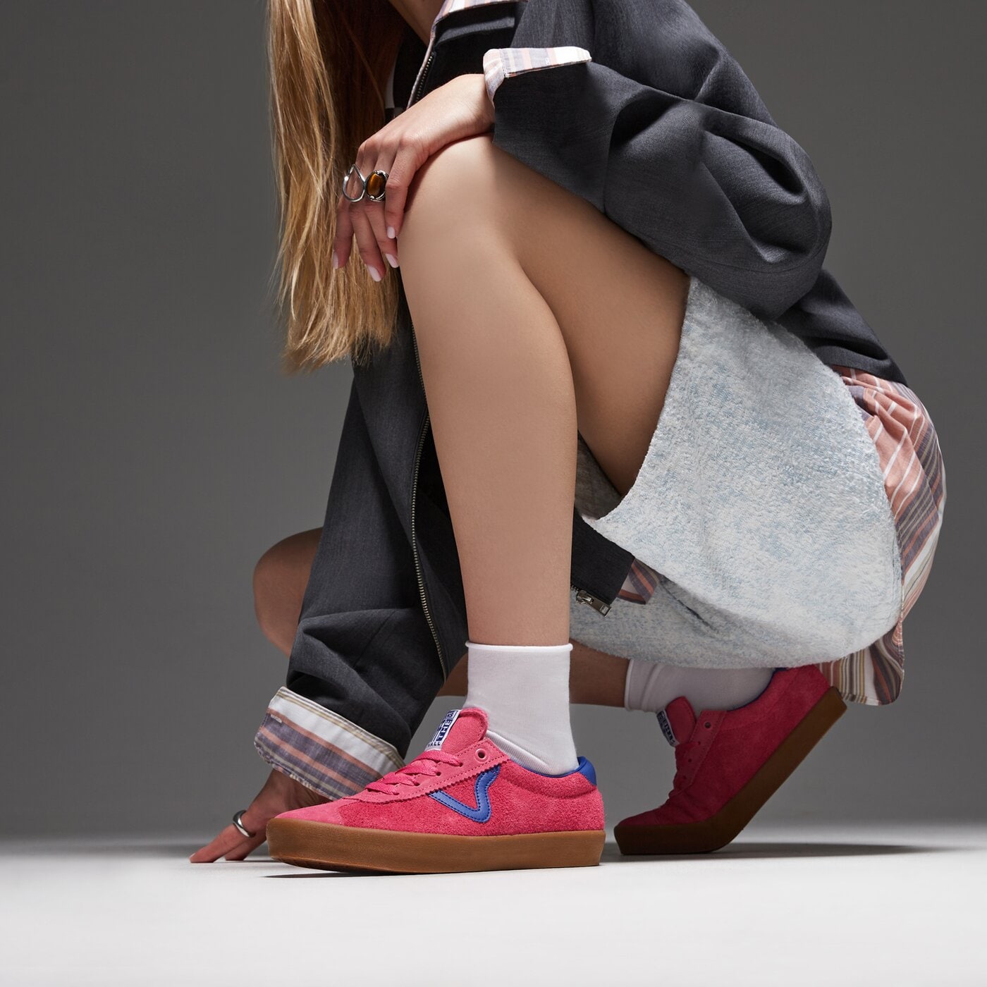 Дамски маратонки VANS SPORT vn000cqrchl1 цвят розов