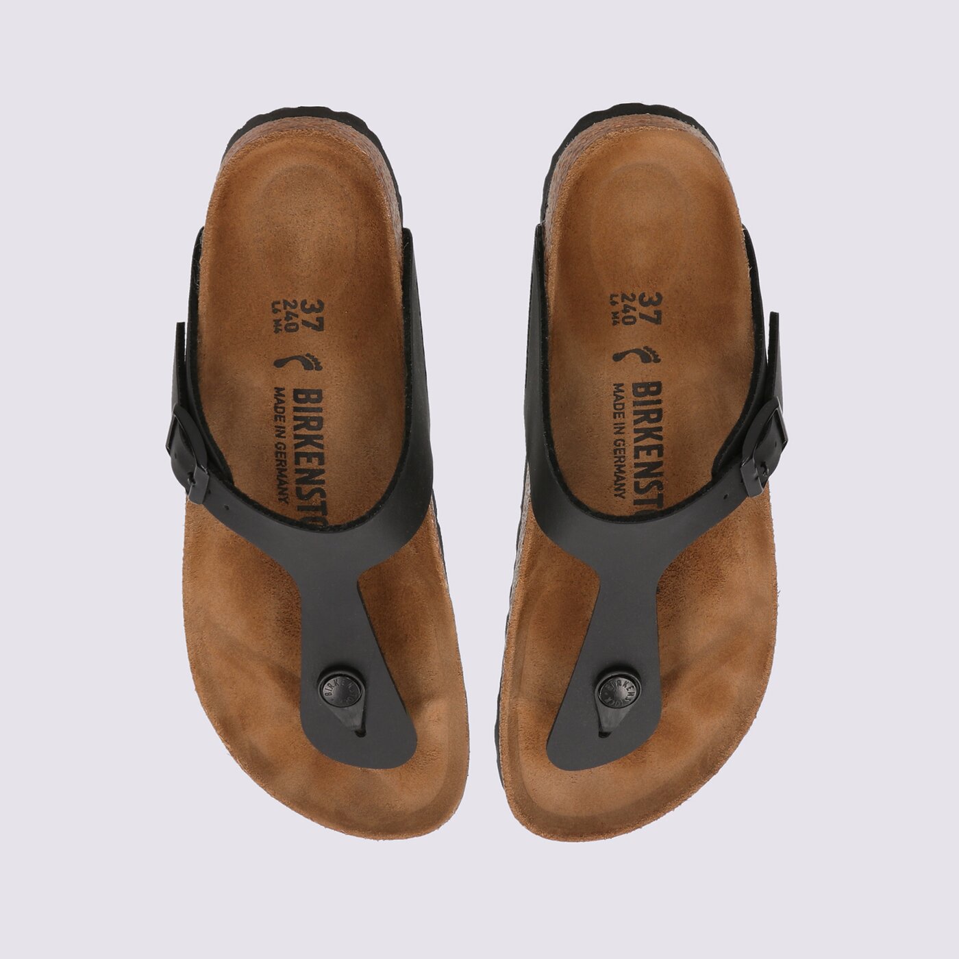 Дамски джапанки BIRKENSTOCK GIZEH  43693 цвят черен