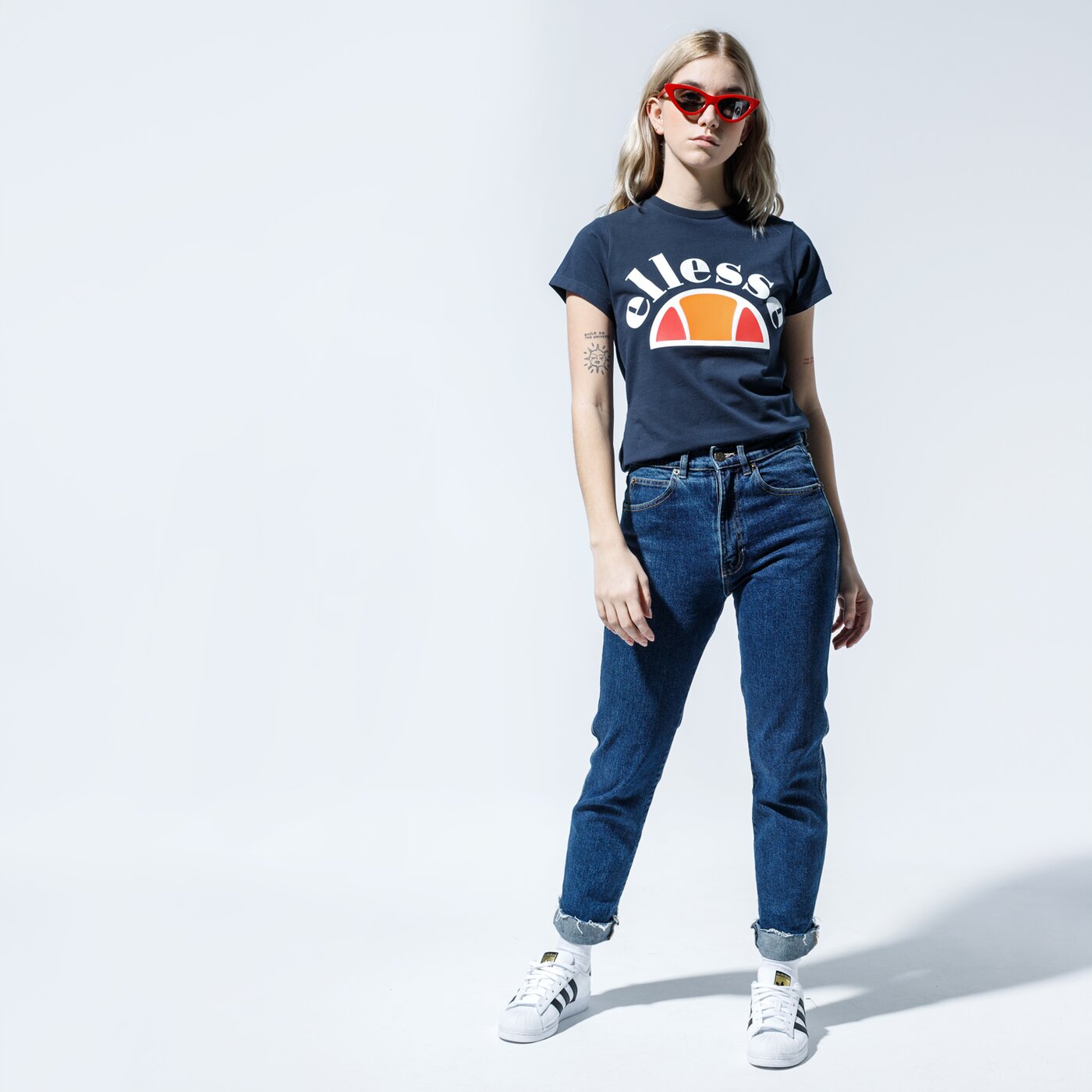 Дамска тениска ELLESSE ТЕНИСКА CINE sge09978navy цвят тъмносин