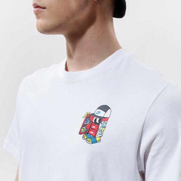 Мъжка тениска NIKE ТЕНИСКА M NSW TEE SHOEBOX dd1260-100 цвят бял