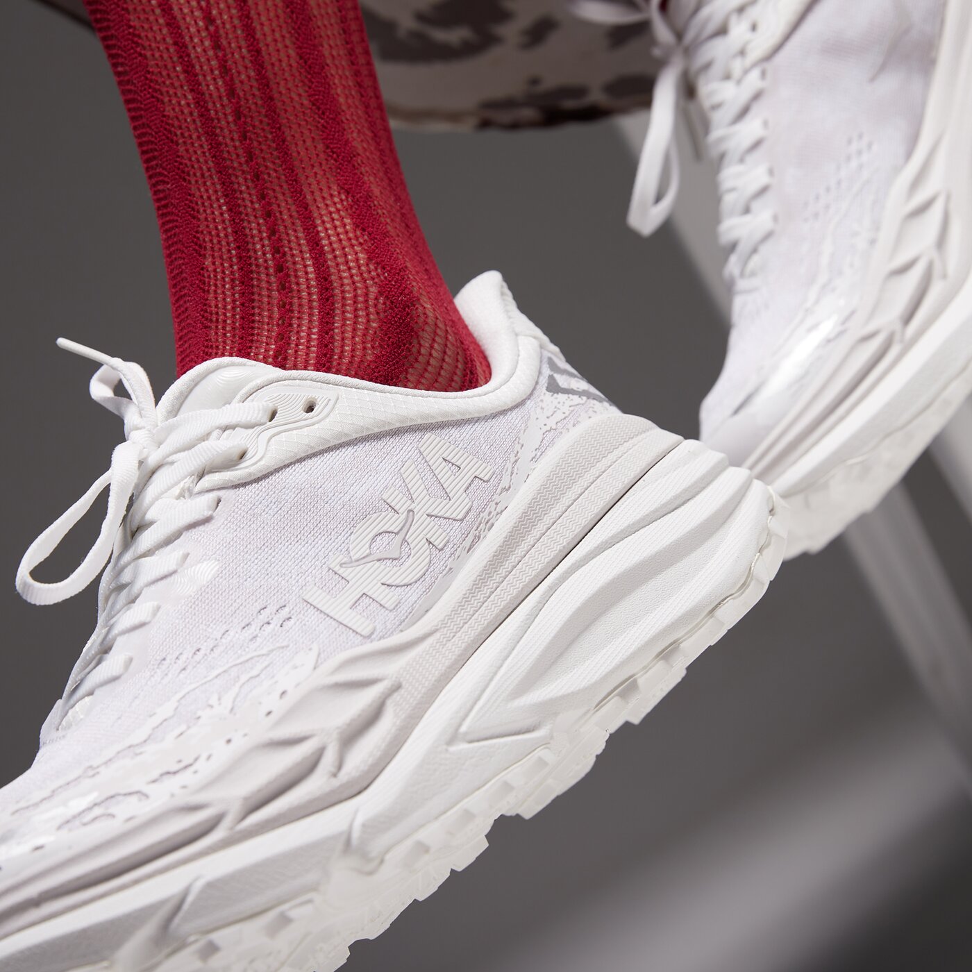 Дамски маратонки HOKA STINSON 7 1141531wwh цвят бял