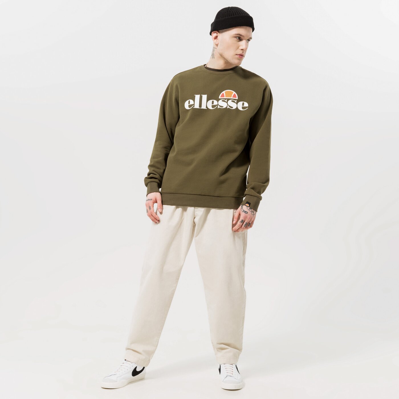 Мъжки суичър ELLESSE СУИТЧЪР SL SUCCISO KHA shc07930506 цвят каки