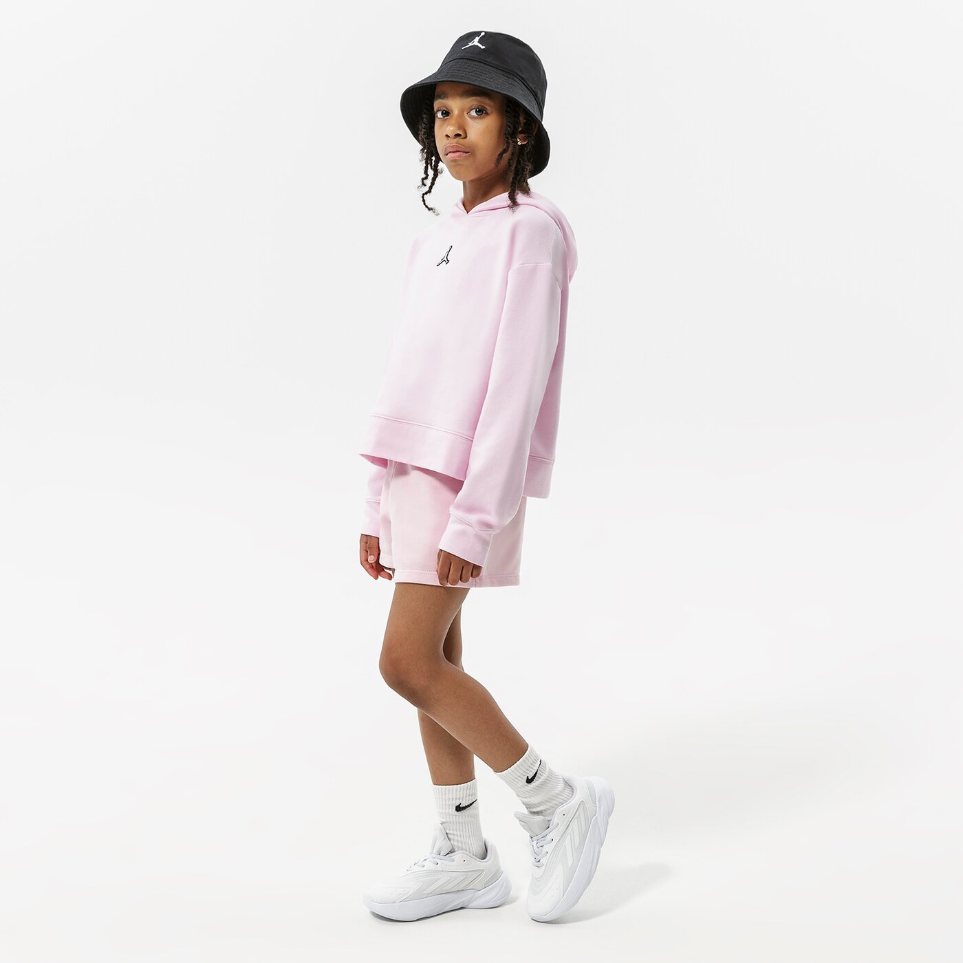  JORDAN ШОРТИ ESSENTIALS SHORTS GIRL 45a771-a9y цвят розов