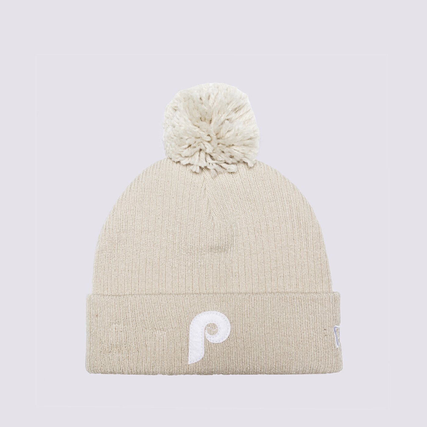 Дамска зимна шапка NEW ERA ЗИМНА ШАПКА LIGHTWEIGHT FELT PHILLIES FELT PHI PHILL 80524598 цвят бежов
