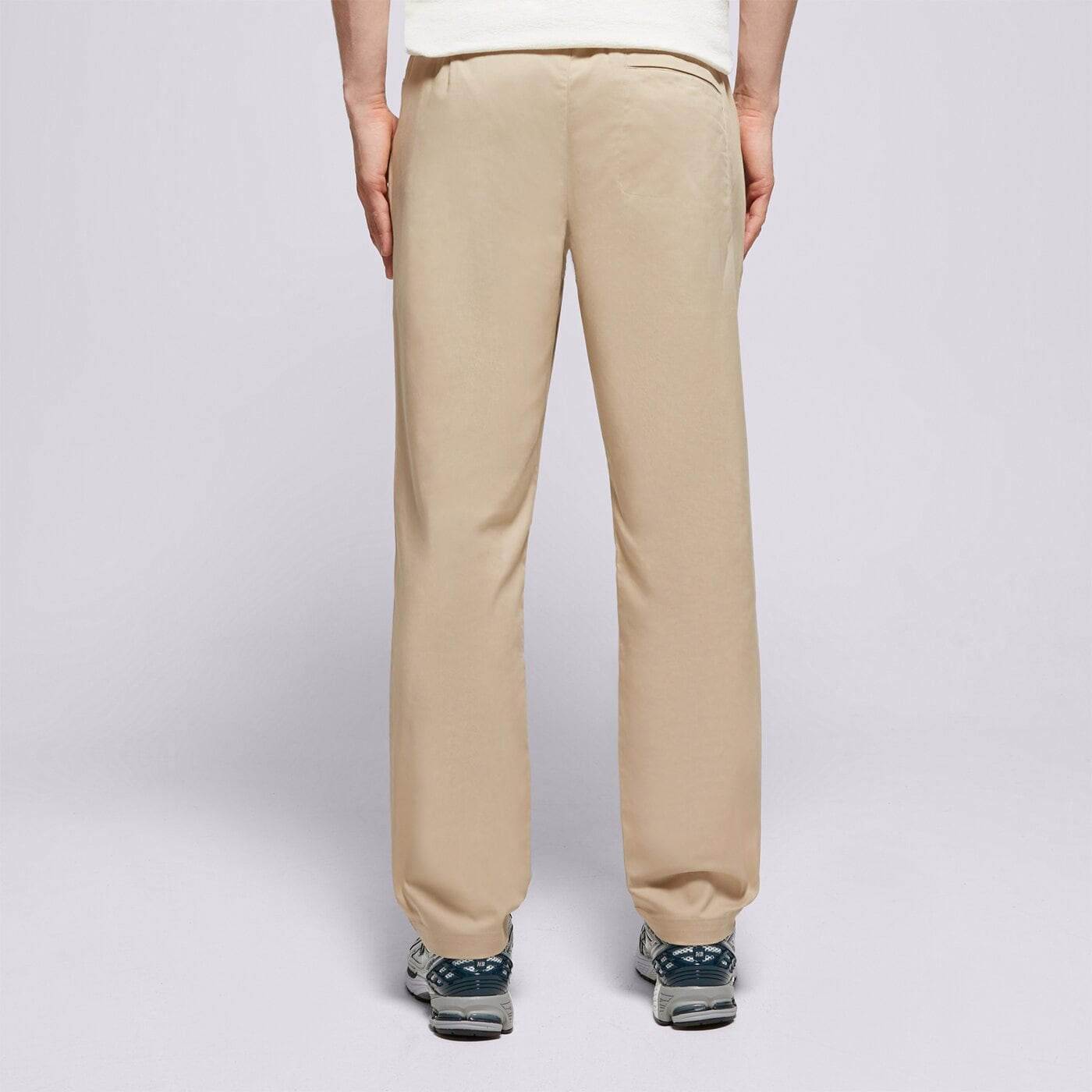 Мъжки панталони NEW BALANCE ПАНТАЛОНИ ICON TWILL TAPERED mp41575sot цвят бежов