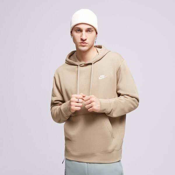 Мъжки суичър NIKE СУИТЧЪР С КАЧУЛКА NIKE SPORTSWEAR CLUB FLEECE bv2654-247 цвят бежов