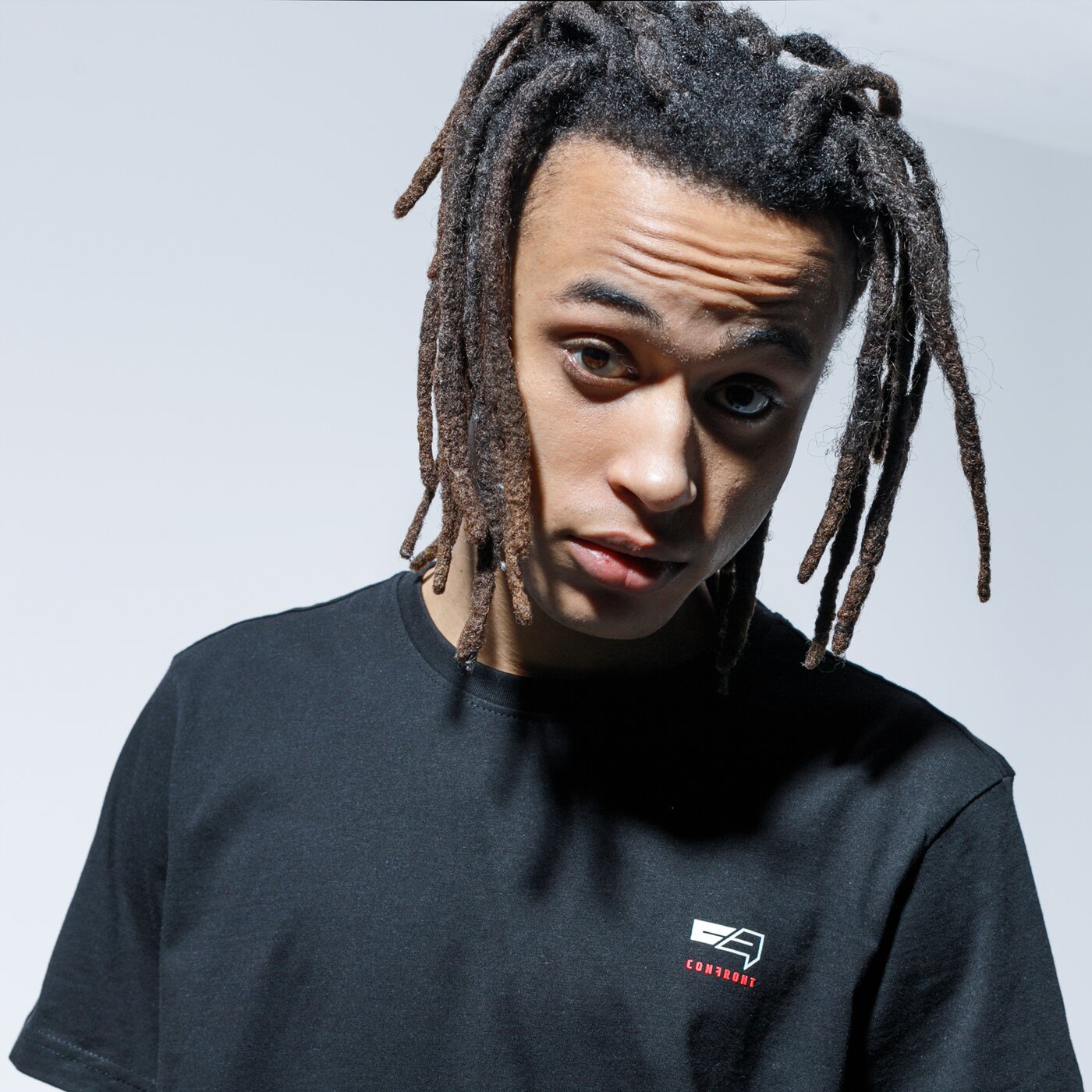 Мъжка тениска CONFRONT ТЕНИСКА STARK cf120tsm56001 цвят черен