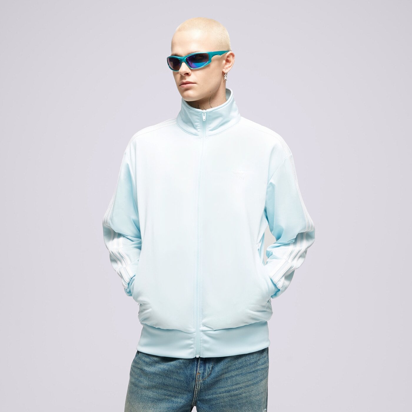 Мъжки суичър ADIDAS СУИТЧЪР СЪС ЗАКОПЧАВАНЕ FBIRD TT hl9341 цвят син