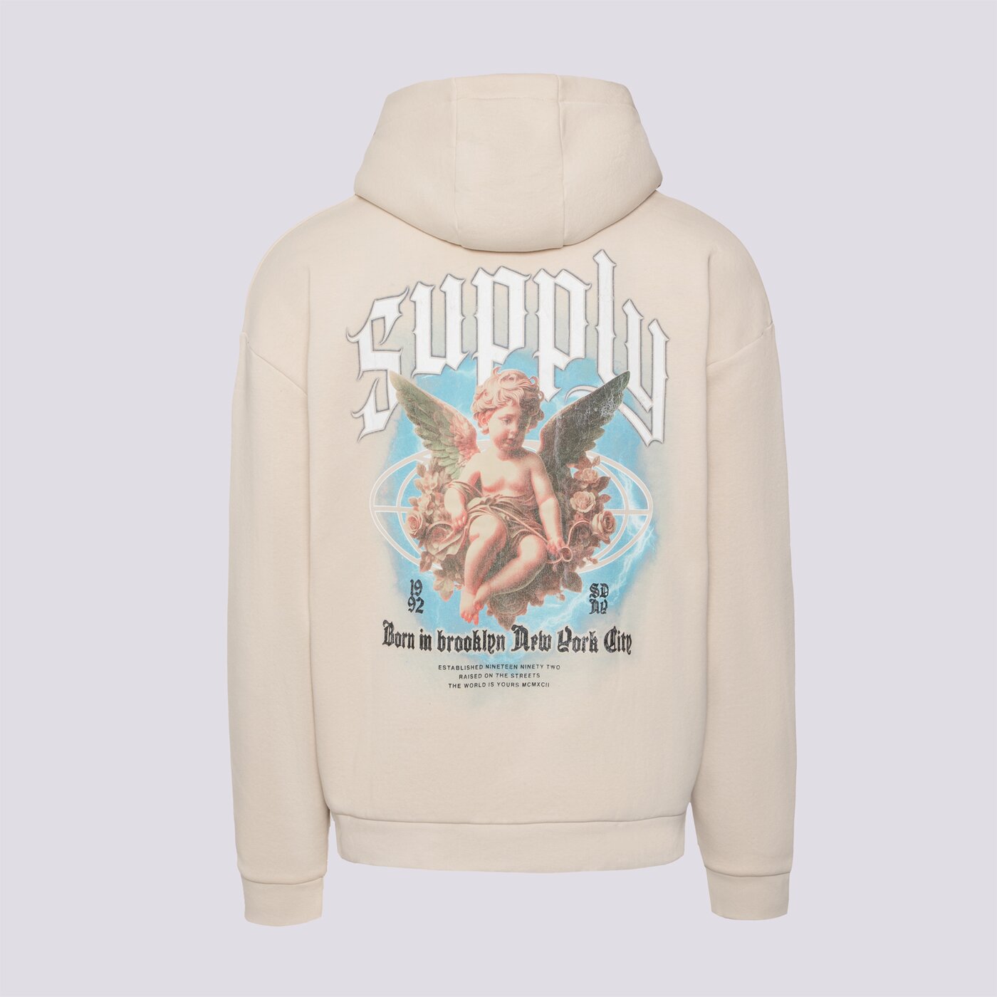 Мъжки суичър SUPPLY & DEMAND СУИТЧЪР СЪС   ЗАКОПЧАВАНЕ С КАЧУЛКА SHUG suptm17609225 цвят сив