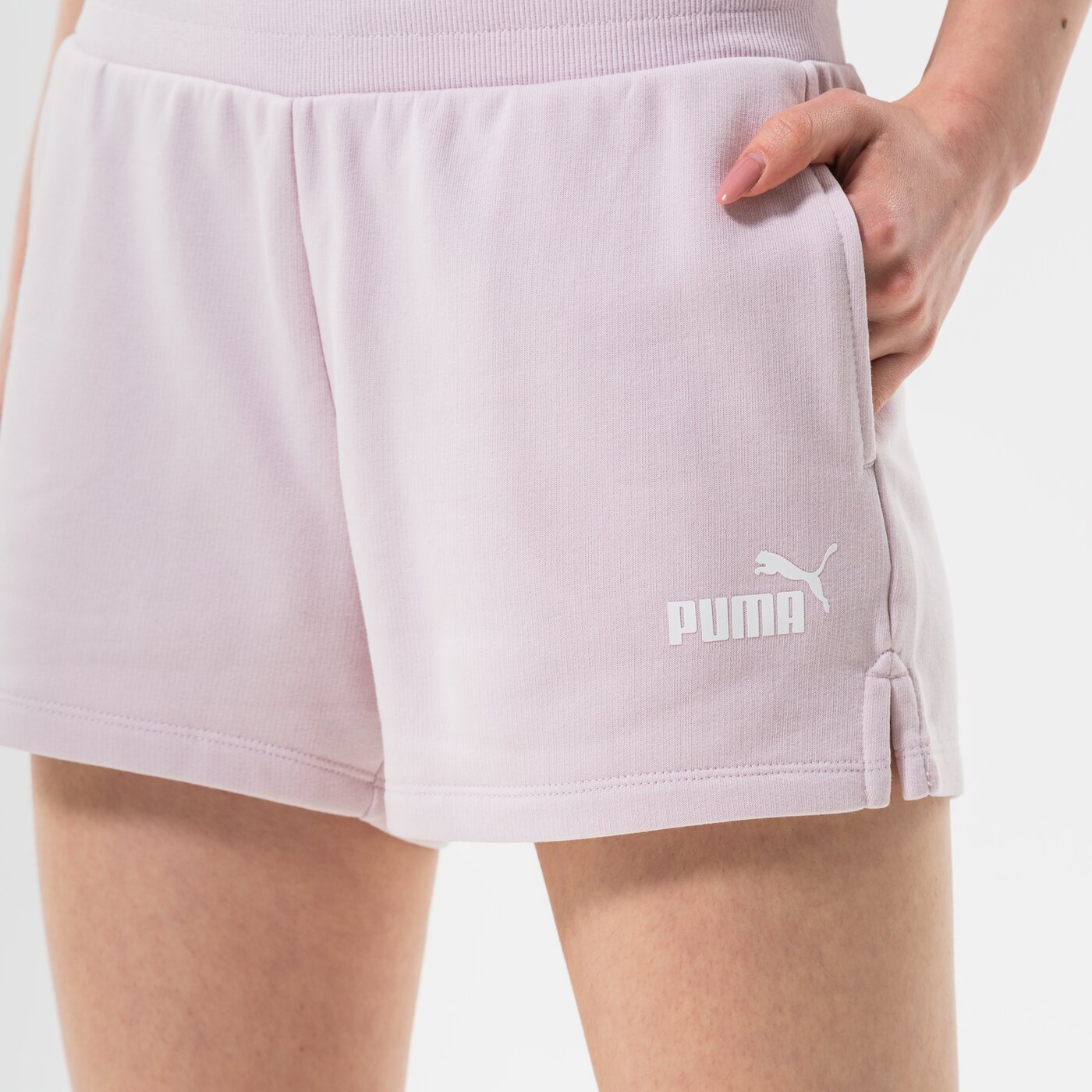 Дамски къси панталони PUMA ШОРТИ ESS 4" SWEAT TR (S) 586825 17 цвят виолетов