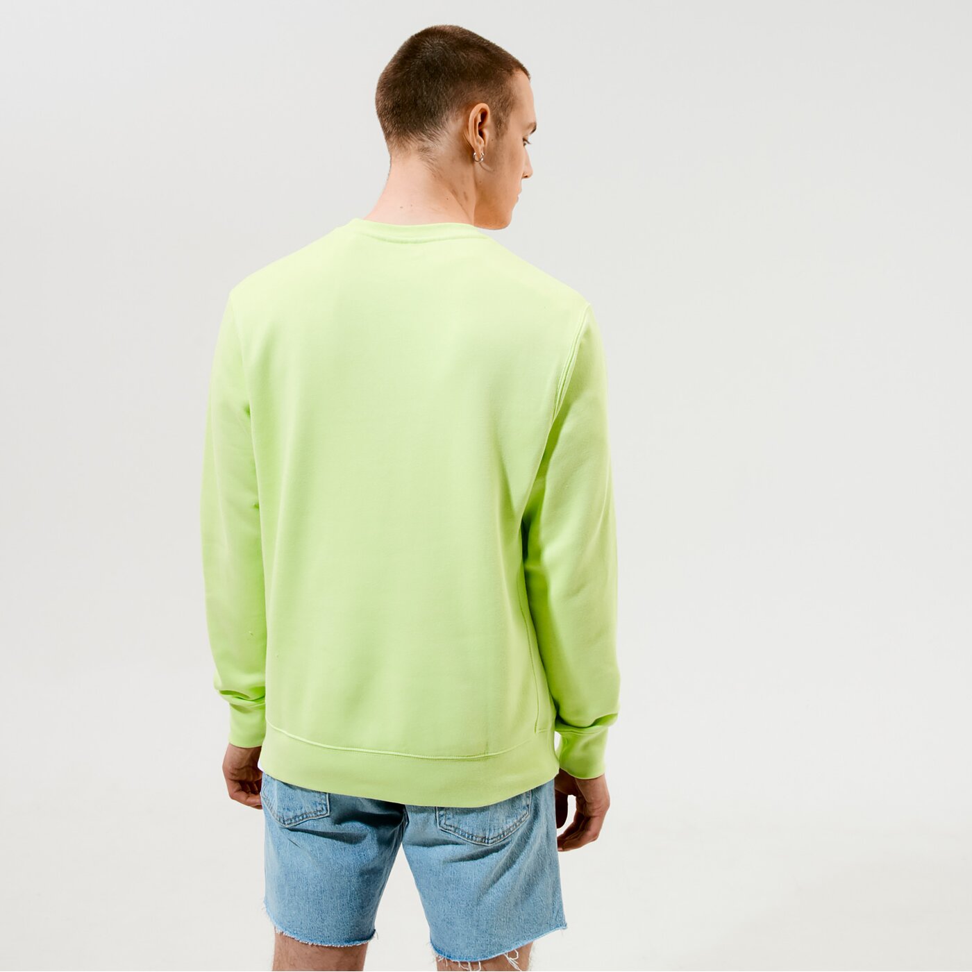 Мъжки суичър NIKE СУИТЧЪР SPORTSWEAR CLUB FLEECE bv2662-736 цвят жълт