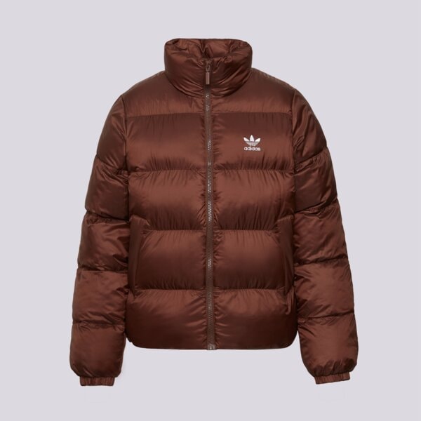 Дамско зимно яке ADIDAS ЯКЕ SHORT PUFFER jx2948 цвят кафяв