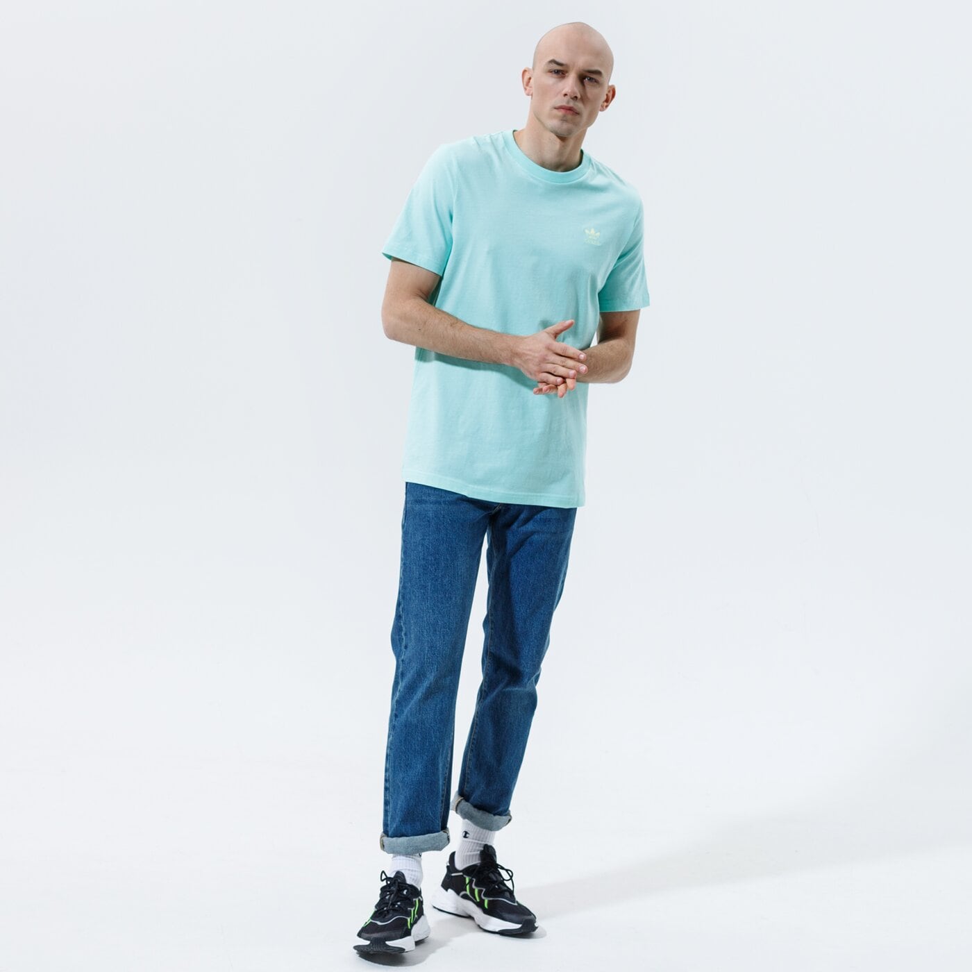 Мъжка тениска ADIDAS ТЕНИСКА ESSENTIAL TEE gn3404 цвят син