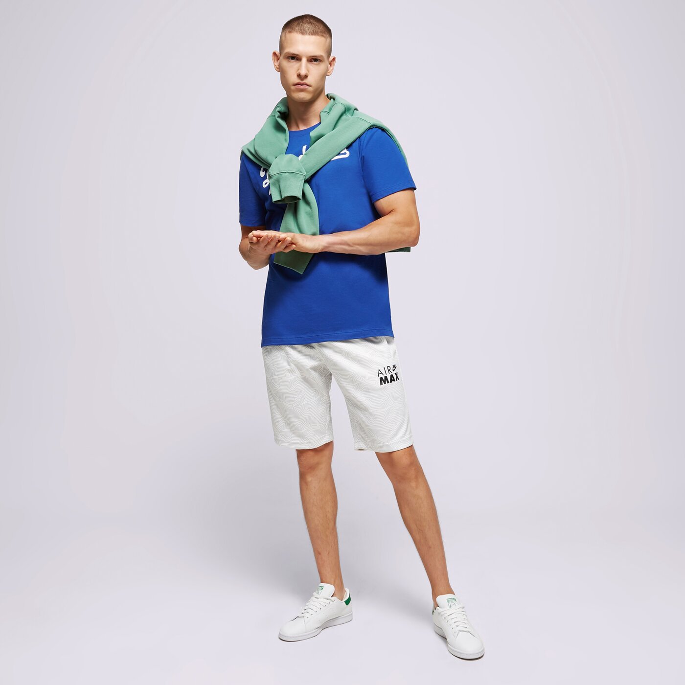 Мъжки къси панталони NIKE ШОРТИ AIR MAX ALL OVER PRINT SHORTS do7243-100 цвят бял