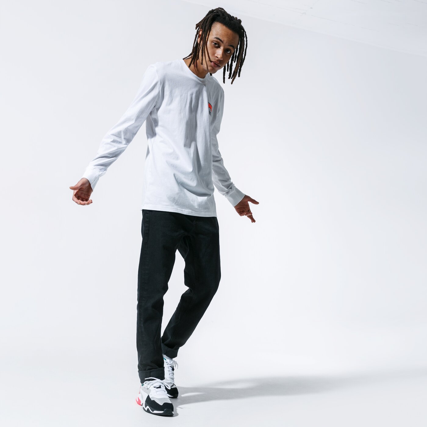 Мъжка тениска ADIDAS ТЕНИСКА BB MINI EMB LS TEE gj9584 цвят бял