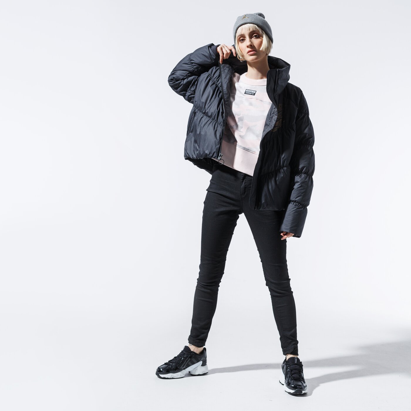 Дамско зимно яке NIKE ЯКЕ ПУХЕН W NSW DWN FILL JKT STMT SHINE ck3963-010 цвят черен