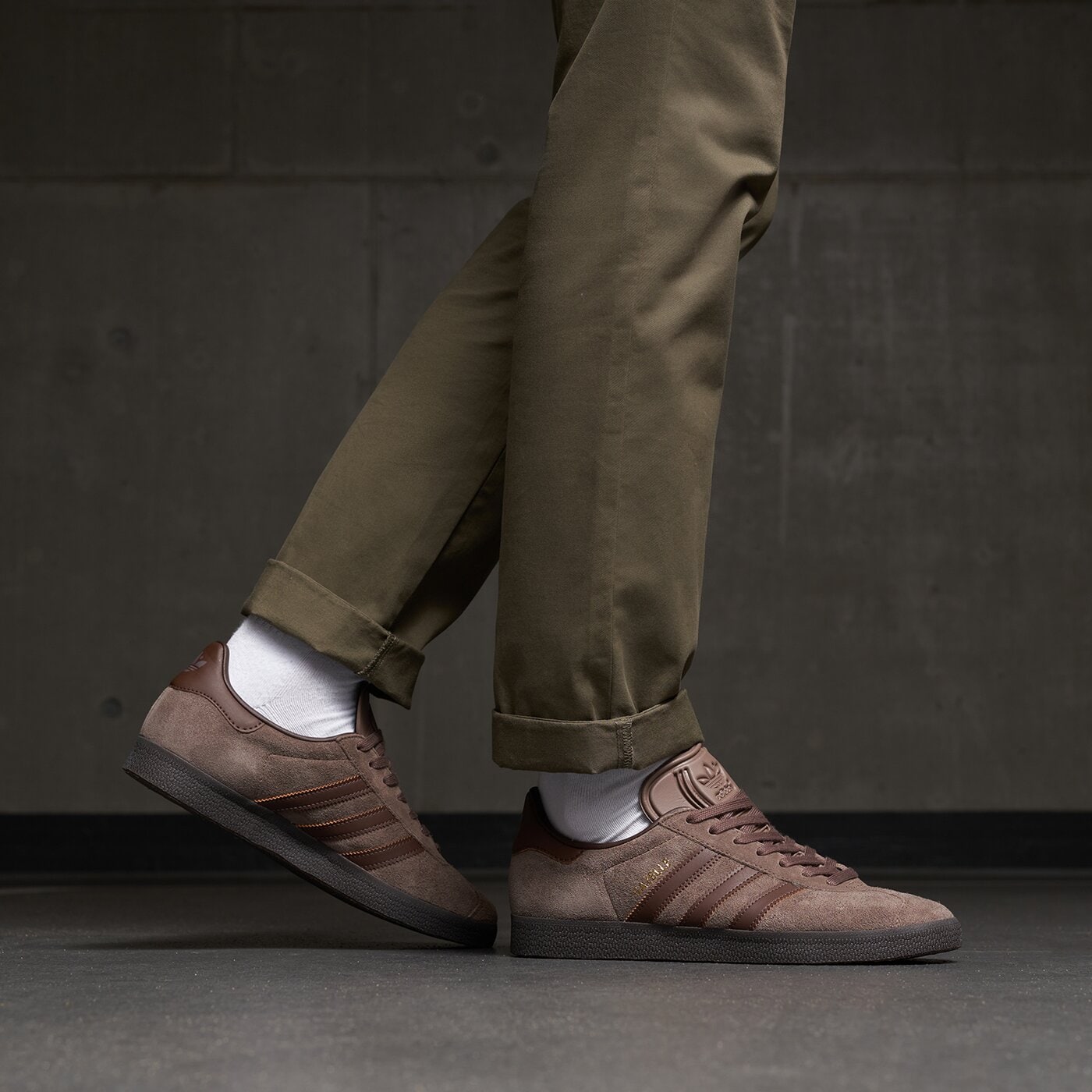 Мъжки маратонки ADIDAS GAZELLE  ig4989 цвят кафяв