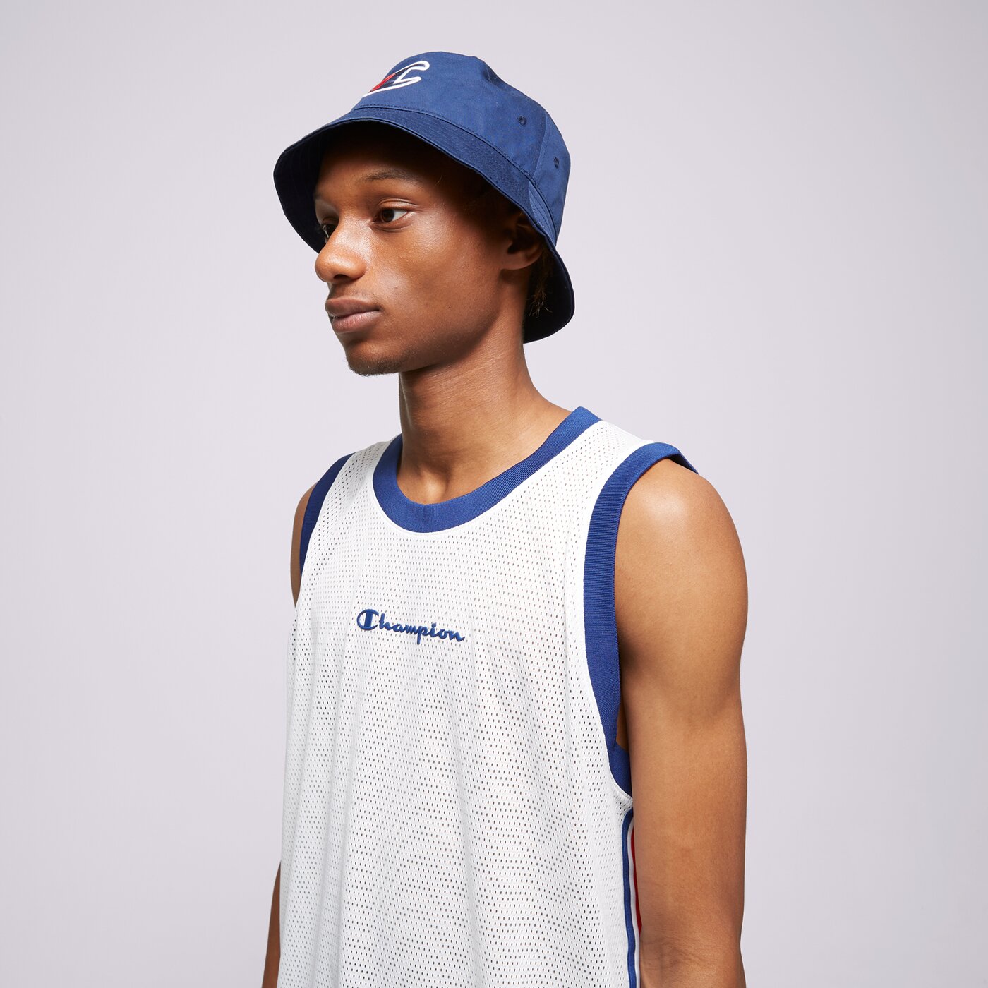 Мъжка тениска CHAMPION ПОТНИК ПОТНИК ТОП 218769ww001 цвят бял