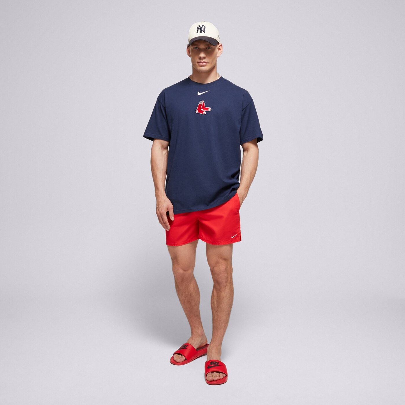 Мъжка тениска NIKE ТЕНИСКА MLB MAX 90 TEE BOSTON RED SOX 01ay-44b-bq-32k цвят тъмносин