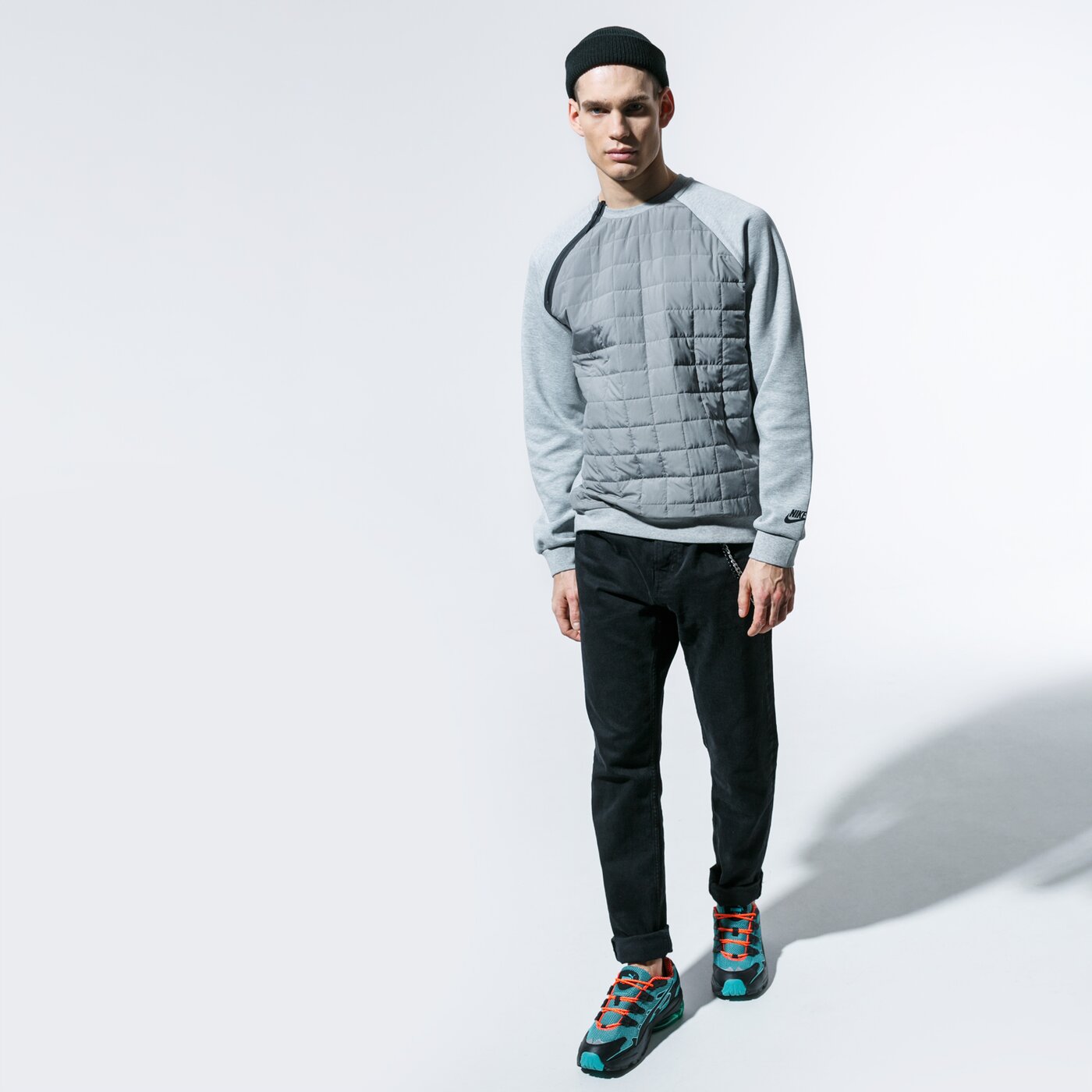 Мъжки суичър NIKE СУИТЧЪР M NSW PE CRW WINTER bv3697-063 цвят сив