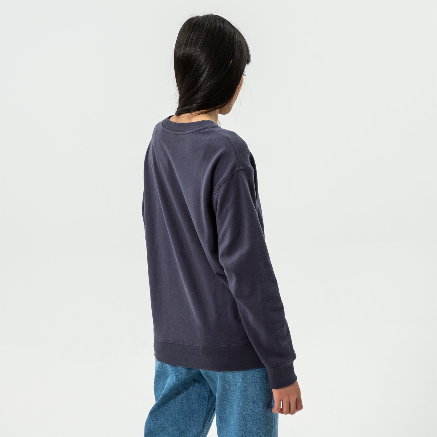 Дамски суичър LEVI'S СУИТЧЪР GRAPHIC STANDARD CREW 18686-0061 цвят тъмносин